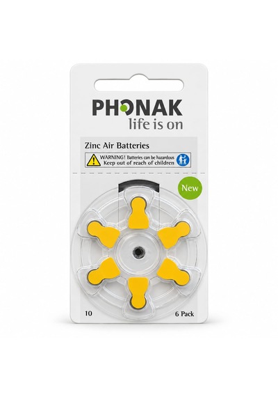 Phonak 10 Numara Cihaz Pili