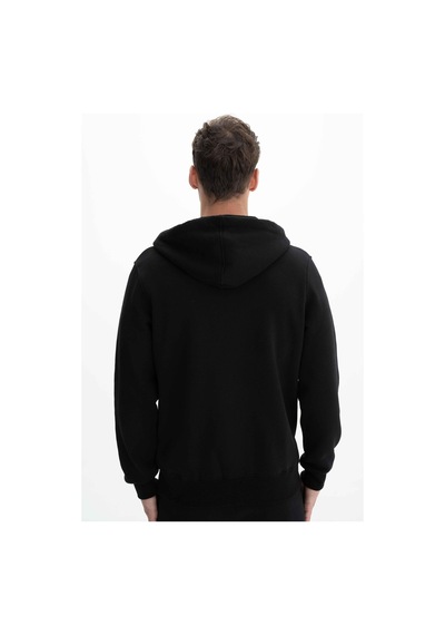 AR-MA Arma Erkek Regular Fit 3 İplik Şardonlu Tam Fermuar Kapüşonlu Cepli Sweatshirt 001