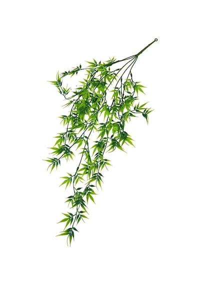Yapay Çiçek Sarkan Bambu 60cm 5Dallı ty122 Yapay Sarmaşık Yeşil