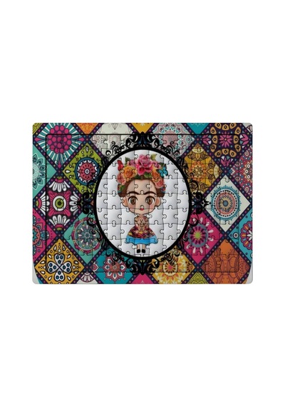 Ghostbastır Design Frida Kahlo 99 Parça Ayaklı Puzzle Dekoratif Çocuk Yapbozu 0104