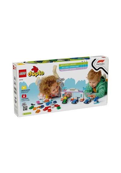10445 Lego Duplo F1 Takımı Yarış Arabaları Ve Sürücüleri 70 Parça +2aş Çok Renkli