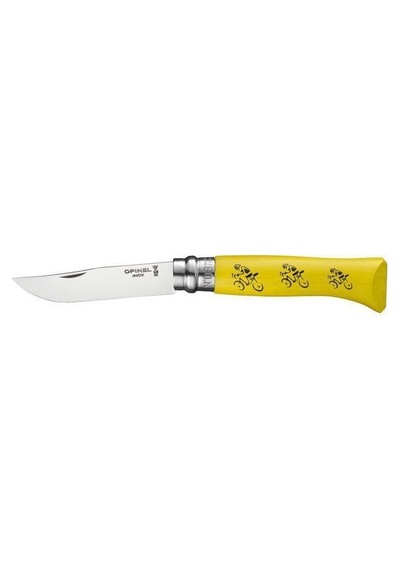 Opinel Inox 8 No Işlemeli̇ Kamp  Çakı (Bisiklet İşl) Yeşil