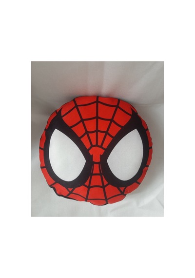 Siderman Süper Kahraman Desenlı Tasarım Yastık Kırmızı
