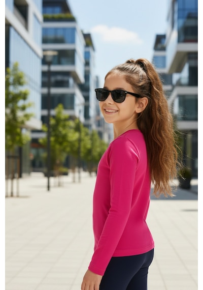 Kiagu Fuşya Basic Uzun Kol T-shirt- Terletmeyen Esnek Kumaş Pamuklu Mevsimlik Fujya Uzunkol Kız Çocuk Tsort Çok Renkli Kiagu Fuşya Basic Uzun Kol T-shirt- Terletmeyen Esnek Kumaş Pamuklu Mevsimlik Fujya Uzunkol Kız Çocuk Tsort Çok Renkli