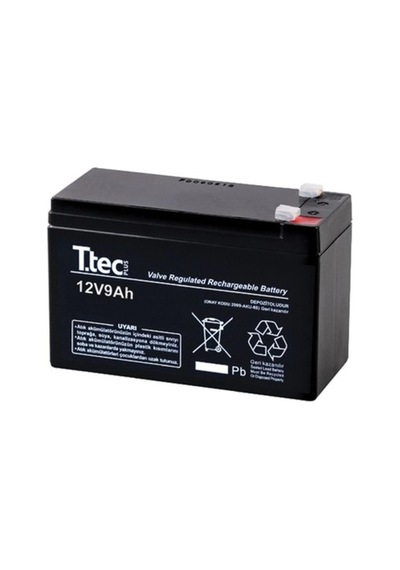 Ttec 12v 9 Ah Kuru Bakımsız Akü