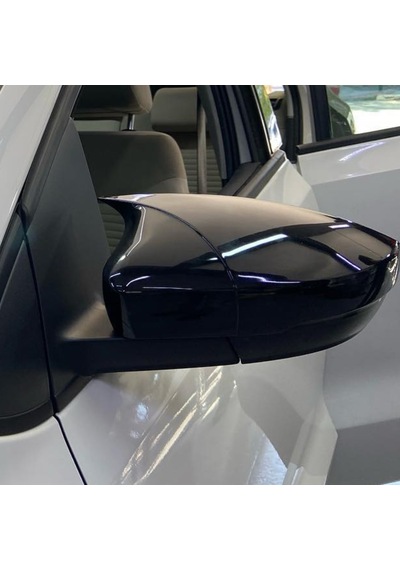 Sts Oto Aksesuar Polo 6r-6c 2009-2017 Batman Yarasa Ayna Kapağı Piano Black Abs Plastik