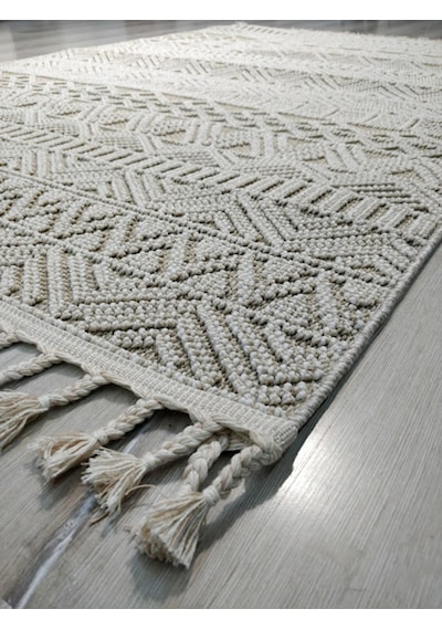 Eko Halı Soho Sh14 Bej Ivory Salon Halısı 130X190 Cm