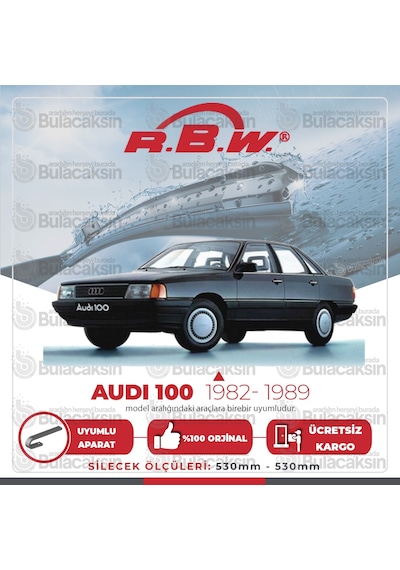 Rbw Audi 100 Sedan 1982-1990 Ön Muz Silecek Takımı