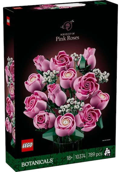 Lego 10374 Botanicals Pembe Gül Buketi