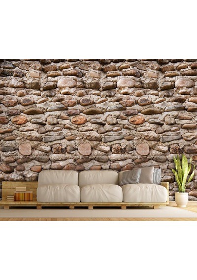 3 Boyutlu Taş Desen Duvar Kağıdı (397446007)