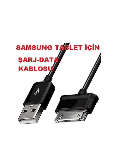 Samsung Uyumlu Tabletler Için Data+Şarj Kablosu Smg-410 Siyah