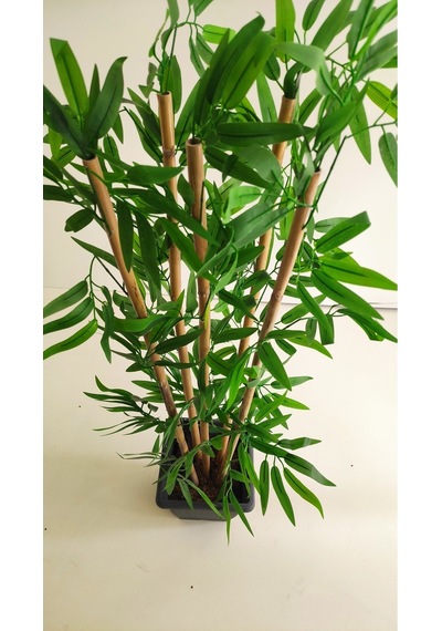 Rüzgar Yapay Çiçekçilik 110 Cm 5 Li Bambu Ağacı Yeşil