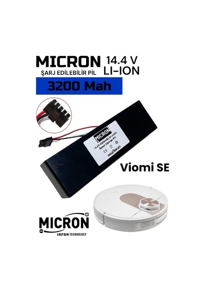 Viomi Se Uyumlu Akıllı Robot Süpürge Bataryası 3200 Mah Pil , Bat