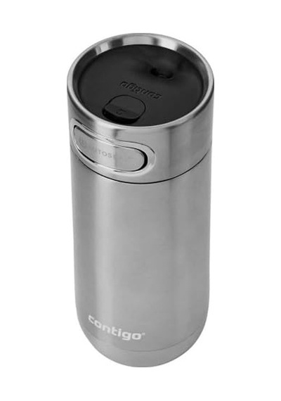 Luxe Autoseal Termos Bardak 360 Ml, Paslanmaz Çelik, 5 Saat Sıcak 12 Saat Soğuk, Sızdırmaz, Gri Genel