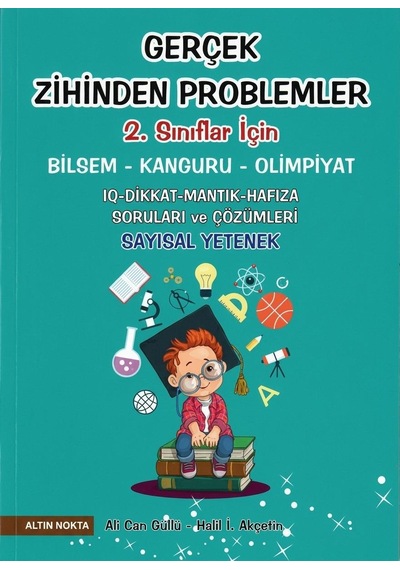 Altın Nokta Yayınları 2. Sınıf 102 Zeka Oyunu Ve Gerçek Zihinden Problemler Bilsem - Kanguru - Olimpiyat Mini Set-2 Kitap