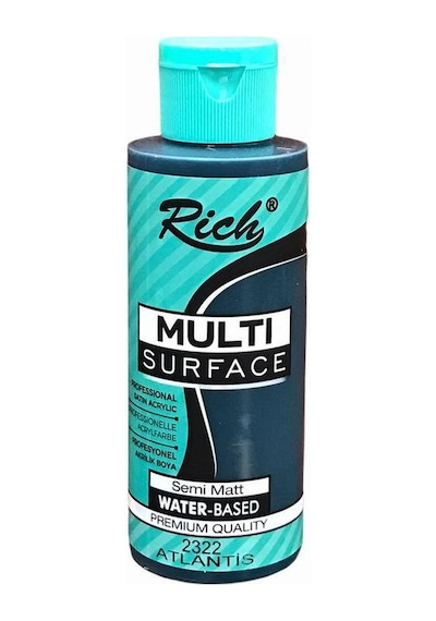 Rich Multi Surface Her Yüzey için Akrilik Boya 120 Cc. 2322 Atlan