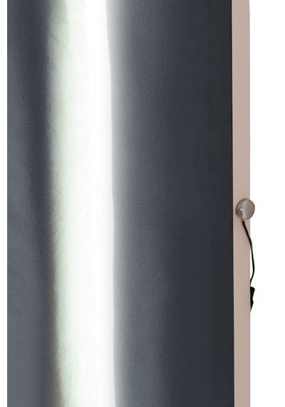 Demonte Baza Seti, Valens Ledli Tek Kişilik Baza Başlık Seti - İkili Set, Antrasit - 100x200 Cm 100 x 200