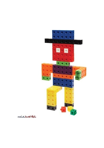 Esmay Geçmeli Birim Küpler 2x2x2 Cm 100 Parça Akıl Küpleri