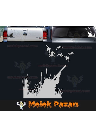 Ördek Avcısı Sticker, Avcılık Oto Sticker
