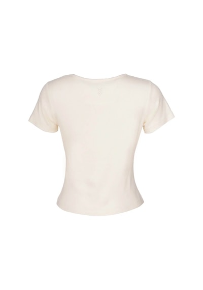 Hummel Hmlreportaje Ekru Kadın T-shirt 912326-9157 Ekru