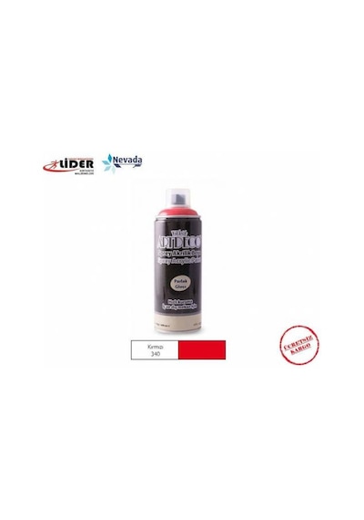 Artdeco Akrilik Sprey Boya 400 Ml Kırmızı  Y-400-340