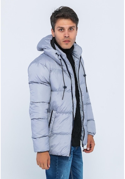 Cekmon Erkek Regular Fit Astarlı Rahat Giyim Iç Cepli Mont 001