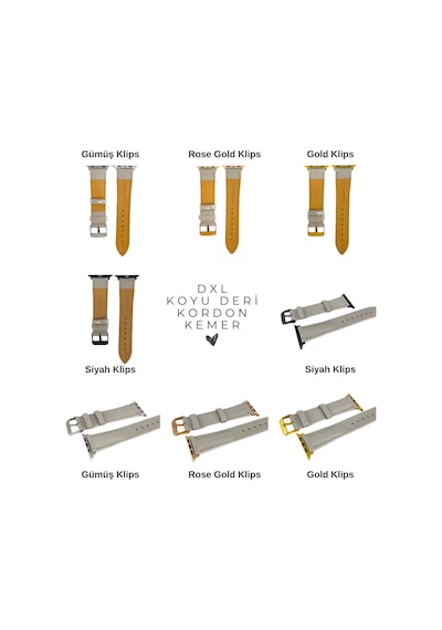 Dxl El Yapımı Hakiki Deri Kutulu Apple Uyumlu  Watch Kordon 42mm 44mm 45mm 49mm Watch  Ultra Kayış
