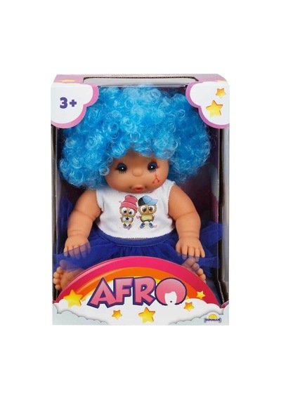 20040 Afro Kıvırcık Saçlı Bebek 23 Cm -sunman 10pcs Mixed