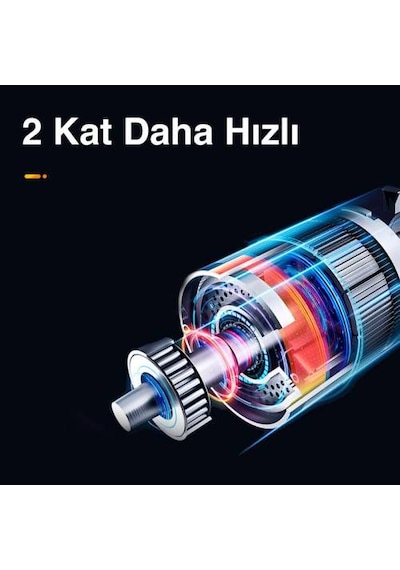 Coofbe Led Işıklı Şarjlı Taşınabilir Lastik Pompası Hava Kompresö