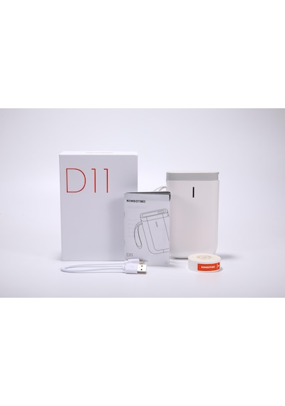 Niimbot D11 Bluetooth Taşınabilir Termal Etiket Yazıcı Beyaz