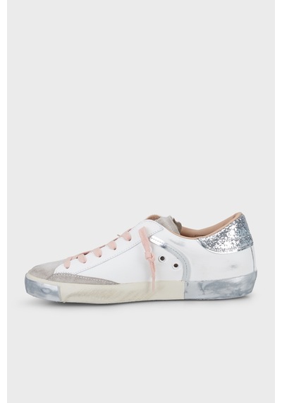 Philippe Model Sim Detaylı Deri Sneaker Ayakkabı Kadın Ayakkabı Prldvg10 Beyaz-gri-mavi Philippe Model Sim Detaylı Deri Sneaker Ayakkabı Kadın Ayakkabı Prldvg10 Beyaz-gri-mavi