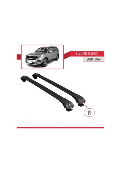 Kia Mohave Hm2 2020 Ve Sonrası İle Uyumlu Ace-1 Ara Atkı Tavan Barı Siyah