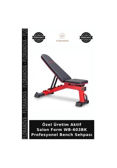 Özel Üretim Aktif Salon Form Wb-603bk Profesyonel Bench Sehpası