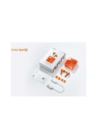 T31 Melobuds Neo Enc 4 Mikrofon Dijital Güç Göstergesi Bluetooth 5.3 Kablosuz Kulaklık Mavi