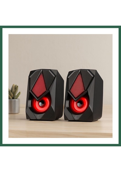 Bezos Usb Rgb 2.0 1+1 Multimedya Hoparlör Seti Siyah 5w Bzs01