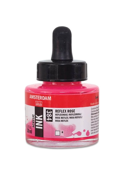 Amsterdam Akrilik Mürekkep 30 Ml Reflex Rose 384 Diğer