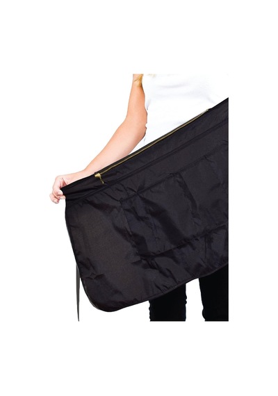 Apron Boya Önlüğü, Kuaför Önlügü, Beauty Salon Önlügü, Önlügü. Açık Kahverengi - Beyaz