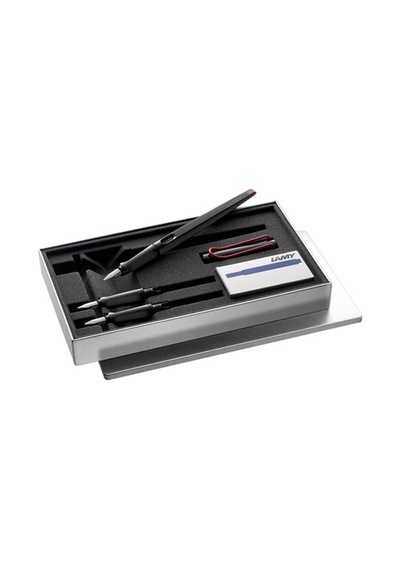 Lamy Joy Dolma Kalem Setı 1 Klm+3 Uc Parlak Sıyah Siyah