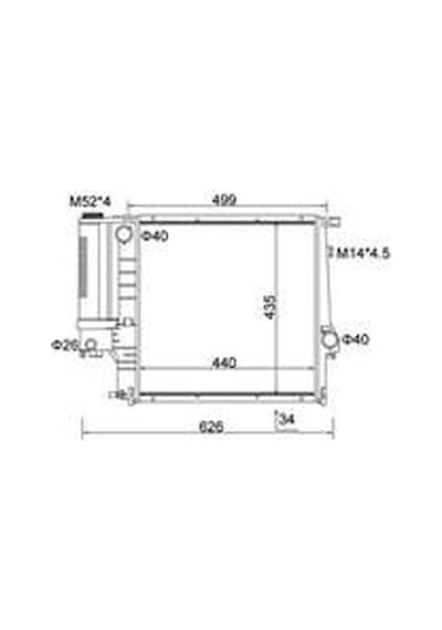Su Radyatoru E30-e36-z3 M40-m42-m43-m44-m50-m52 91-99