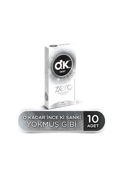Zero Prezervatif 10 Adet Açık Kahverengi