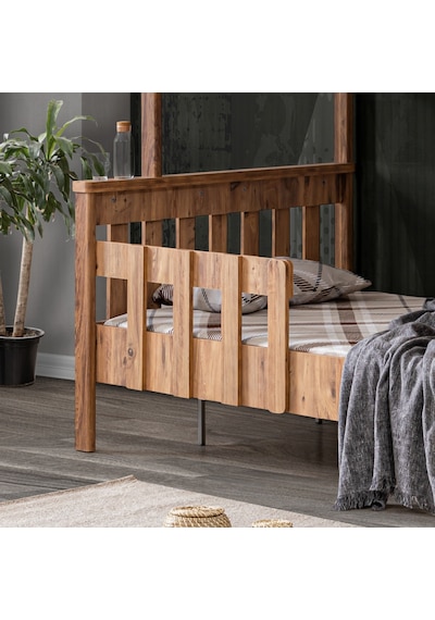 Mdf Profil Ranza, Deluxe Ayrılabilir Ranza - Ceviz 90 X 190 CM