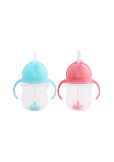 Munchkin Tıklama Kilitli Uçlu Alıştırma Bardağı, 6ay+,207ml,mavi& Mavi