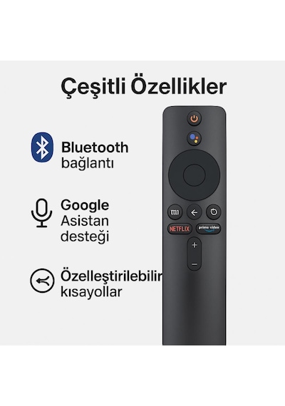 Coofbe Bluetooth Xiaomi Mi Tv Stick Tv Box Kumanda Mi Tv Stick Android Tv Box İçin Uzaktan Kumanda