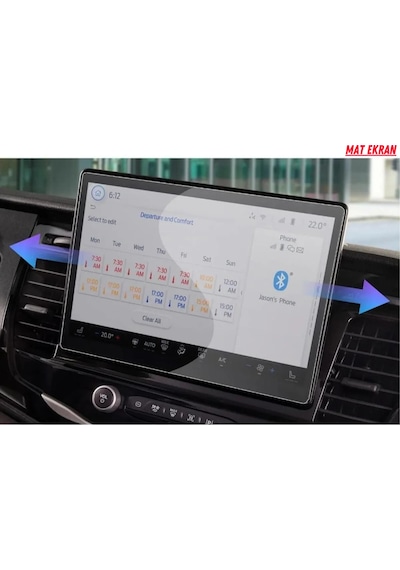 Ford Transit 2025 Navigasyon Ve Multimedya Uyumlu Mat Ekran Koruyucu Ford Transit 2025 Navigasyon Ve Multimedya Uyumlu Mat Ekran Koruyucu