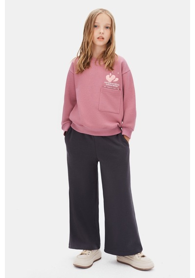 Xo Kids Kız Çocuk Sweatşirt 8-14 Yaş 39322 Lila