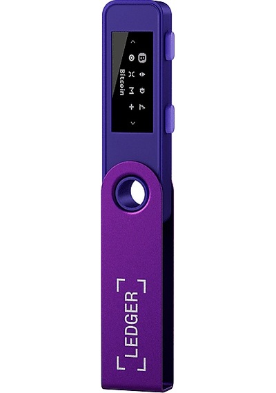 Ledger Nano S Plus Type-C 64 GB Kripto Cüzdan Mor