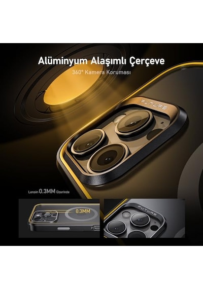 The Future Iphone 16 Pro Max Kılıfı, Magsafe Uyumlu Telefon Kılıfı, Desert Titanium Diğer