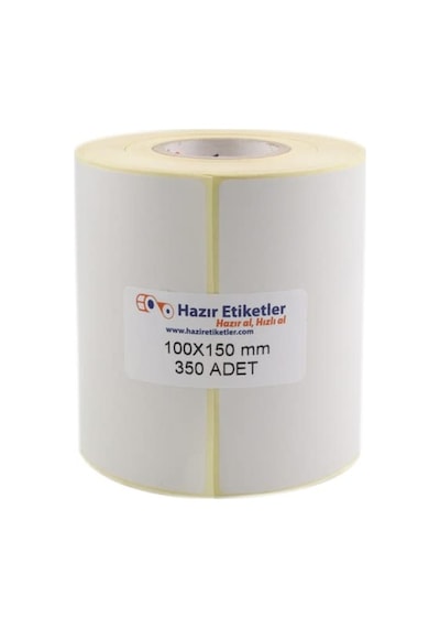 Kargo Etiketi Eko Termal Rulo Etiket 100mm X 150mm 350 Adet Direk Termal Transfer Etiketi 1