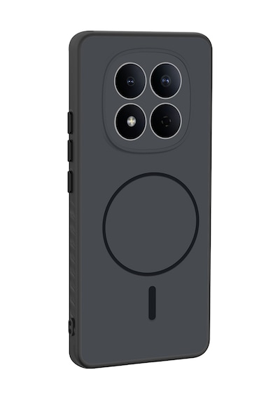 Xiaomi Redmi Note 15 5g Kılıf Kamera Lens Korumalı Magsafe Destekli Silikon Cherena Siyah