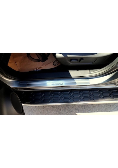 Nissan Qashqai 2014-2015-2016-2017-2018 4 Parça Krom Kapı Eşiği
